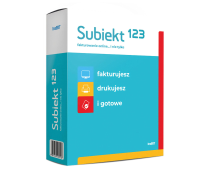 System sprzedaży InsERT Subiekt 123 (12M) box S12312M